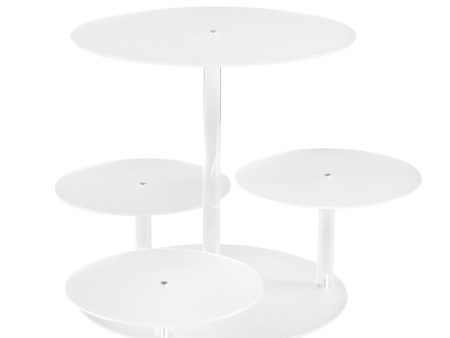 5-Star Chef Cake Stand 5 Tiers Acrylic Holder Display Round Clear Wedding Party For Discount