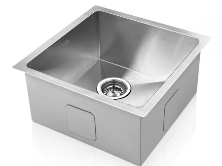 Cefito 36cm x 36cm Stainless Steel Kitchen Sink - Under Top Flush Mount | Silver Online now