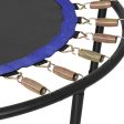 Everfit 48inch Round Fitness Trampoline Rebounder Adjustable Handrail Blue Hot on Sale