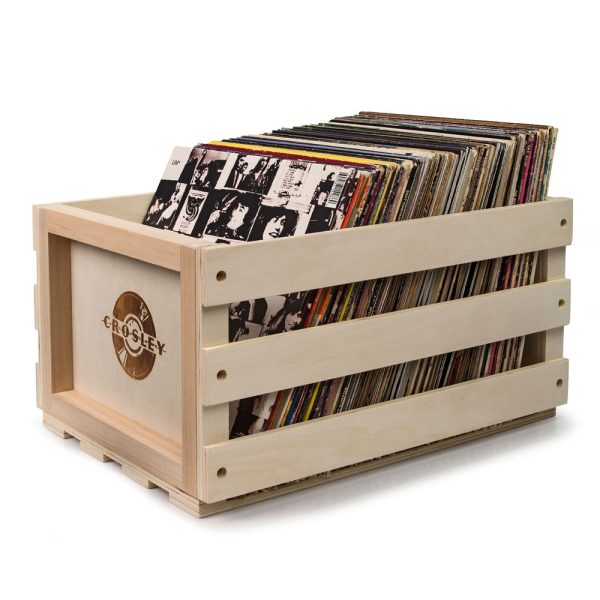 Victrola Eastwood Turntable | Bundled Record Storage Crate Hot on Sale