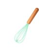 Justcook Silicon Whisk with Wood Handle | Perfect for Whipping and Baking Discount