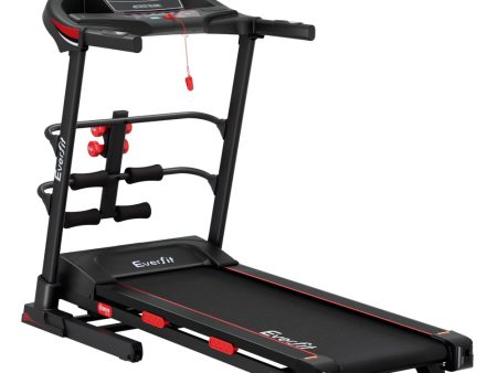 Everfit Treadmill Electric Home Gym Fitness Exercise Machine w  Sit Up Bar 420mm For Cheap