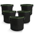 5-Pack 5 Gallons Plant Grow Bag | Flower Container Pots with Handles | Garden Planter Online Hot Sale