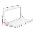 Weisshorn Caravan Table 800 x 450mm Folding Lockable White Sale