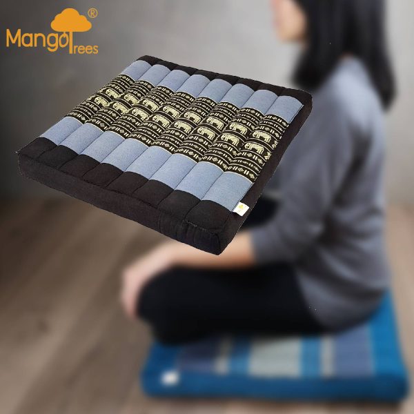 Thai Kapok Meditation Cushion Yoga Seat BlueEle Online Hot Sale