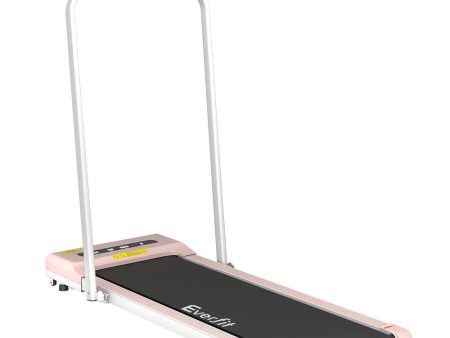 Everfit Treadmill Electric Walking Pad Under Desk Home Gym Fitness 380mm Pink Fashion