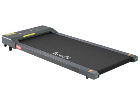 Everfit Treadmill Electric Walking Pad Under Desk Home Gym Fitness 400mm Grey For Sale