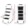 Giantz 4 Step Ladder Multi-Purpose Folding Steel Light Weight Platform Online