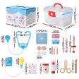 Keezi Kids Doctor Nurse Medical Case Pretend Play Set Stethoscope Medicine Toys Online Hot Sale