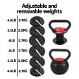 Everfit 18kg Adjustable Kettlebell Set Portable Kettle Bell Weight Dumbbells 10lbs 40lbs Online Hot Sale