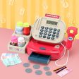 Keezi Kids Cash Register Calculator Pretend Play Shops Money Checkout Toys Set Online Hot Sale