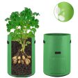 5-Pack 5 Gallons Plant Grow Bag | Potato Container Pots with Handles | Garden Planter Sale