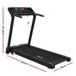 Everfit Treadmill Electric Home Gym Fitness Exercise Knob Foldable 420mm Black Online Sale