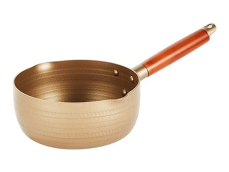 Justcook Japanese-style Lightweight Aluminum Golden Snow Pot Saucepan 18cm | Golden Snow Pot Saucepan (18cm) For Sale