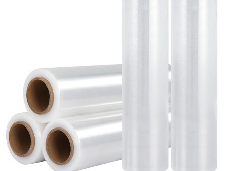 500mm x 400m Stretch Film Pallet Shrink Wrap 5 Rolls Package Use Plastic Clear Fashion