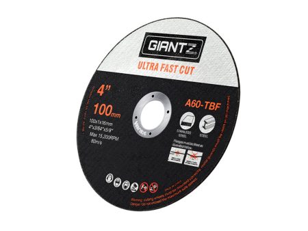 Giantz 25-Piece Cutting Discs 4  100mm,Giantz 25pcs 4  Cutting Discs 100mm Angle Grinder Thin Cut Off Wheel for Metal Online now