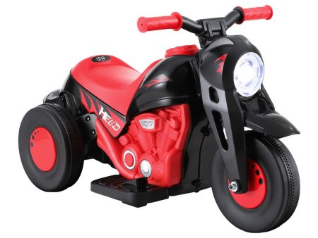 Rigo Kids Ride On Car Motorcycle Motorbike with Bubble Maker Electric Toy 6V Red Online now