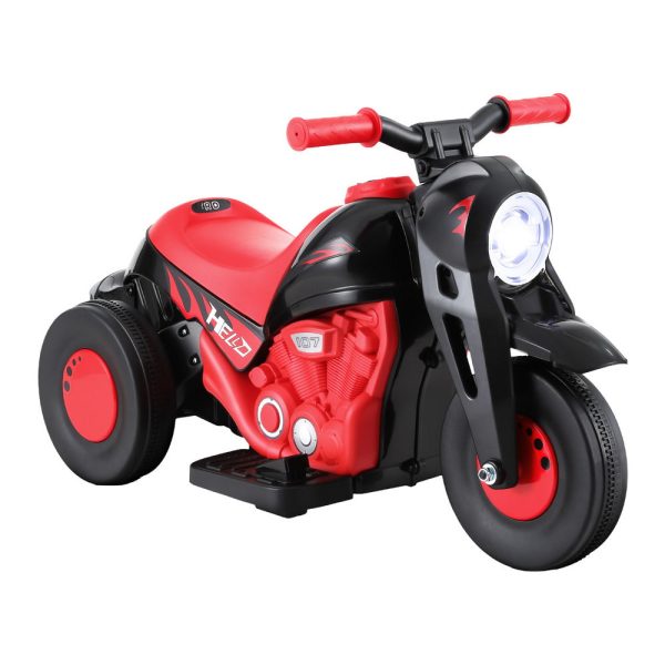 Rigo Kids Ride On Car Motorcycle Motorbike with Bubble Maker Electric Toy 6V Red Online now