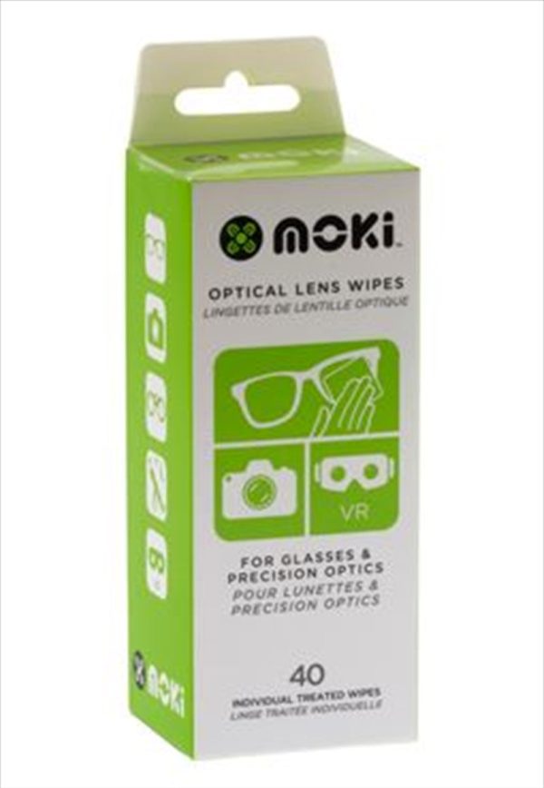 Moki Optical Lens Wipes - 40 Pack Fashion