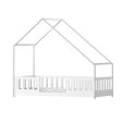 Artiss Bed Frame Wooden Kids House Single Frame White PAVO on Sale