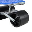 Gardeon Garden Stool Seat Foldable with Wheels Blue Online now