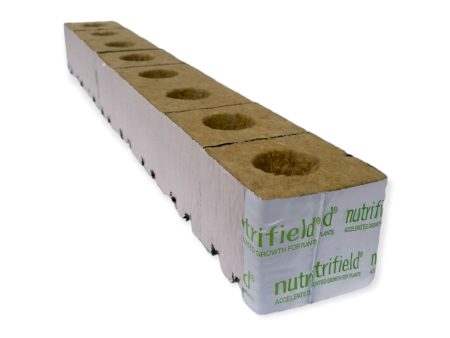 Stonewool Planting Propagation Growing Assist Block | 75x75x65mm | 8 Pack | Nutrifield Cheap