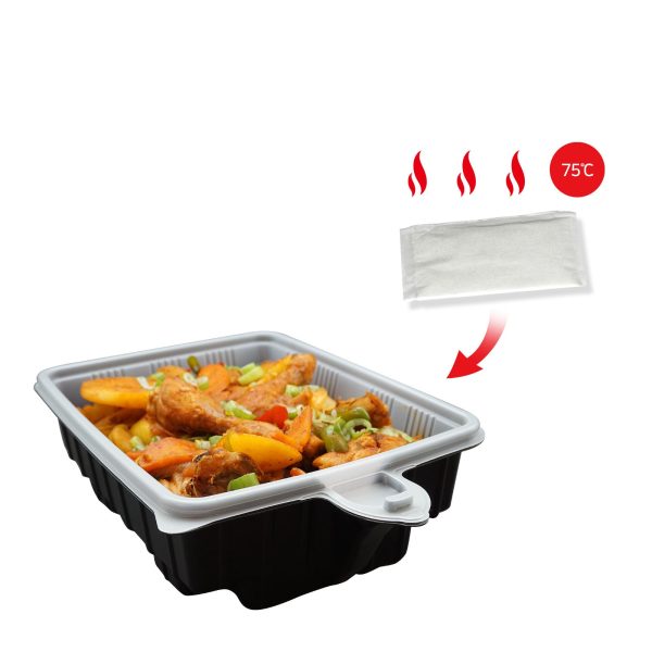 Sirak Food 20-Pack Dalat Heating Lunch Box Container 33cm Rectangle + Heating Bag Sale