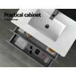 Cefito 900mm Bathroom Vanity Cabinet - Wall Mounted Cement | Basin Unit Hot on Sale