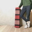 80cm Long Bolster Yoga Block Prop Natural Kapok FilledRedEle Online Sale