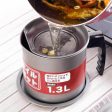 Justcook 1.3L Oil Pot - Grey | Practical Kitchen Accessory Online