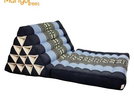 Jumbo 1 FOLD Thai Triangle Pillow Mat BlueEle For Sale