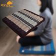 Thai Kapok Meditation Cushion Yoga Seat Brown For Sale