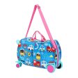 Wanderlite 17  Kids Ride On Luggage Children Suitcase Trolley Travel Car Online now