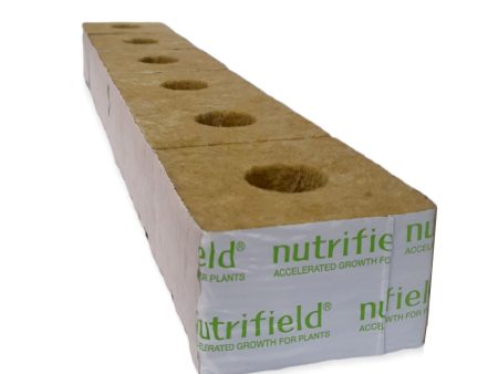 Stonewool Planting Propagation Growing Assist Block | 100x100x65mm | 6 Pack | Nutrifield Cheap