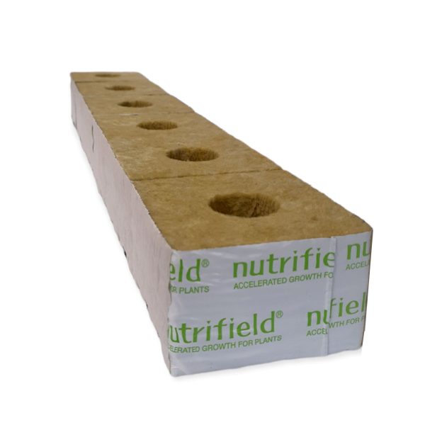 Stonewool Planting Propagation Growing Assist Block | 100x100x65mm | 6 Pack | Nutrifield Cheap