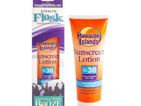 Sunscreen Stealth Flask | Discreet Sunscreen-Inspired Beverage Container Online Hot Sale