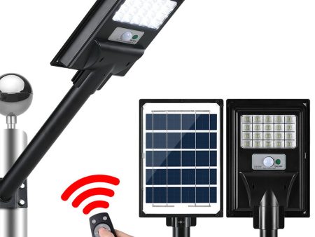 Leier 80 LED Solar Street Light Flood Motion Sensor Remote For Cheap