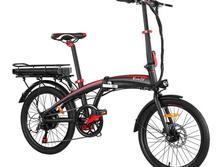 Everfit Folding Electric Bike Urban City Bicycle eBike Rechargeable Battery 250W Sale