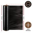 500mm x 400m Stretch Film Pallet Shrink Wrap 6 Rolls Package Use Plastic Black Hot on Sale