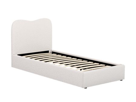 Artiss Bed Frame Single Size Boucle DARA Online Sale