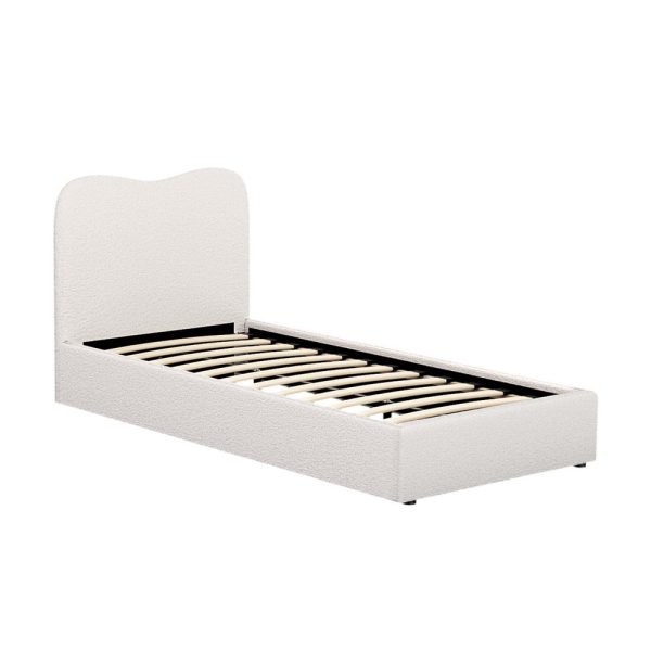 Artiss Bed Frame Single Size Boucle DARA Online Sale