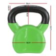 Everfit 8kg Kettlebell Set Weightlifting Bench Dumbbells Kettle Bell Gym Home For Discount