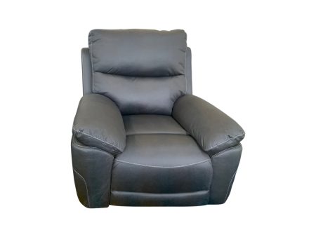 1R Fabric Electric Recliner - Charcoal | Luxurious Comfort Cheap