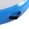 Everfit 1m Air Track Spot Inflatable Gymnastics Tumbling Mat Round Blue Online Sale