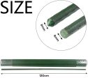 Garden Plant Stakes | 10 Pack | 8mm | 120cm | Steel Plant Stick | Support Stakes | Growing Climbing Plants Online