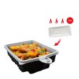 Sirak Food 5 Pack Dalat Heating Lunch Box Container 33cm Rectangle + Heating Bag Fashion