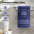 6 Pack Bath Towels Set Cotton Towel Navy Hot on Sale