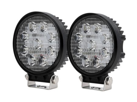 Giantz Pair LED Driving Lights 4.5 Inch Flood Spot Lights Car Truck SUV 12V 24V Discount