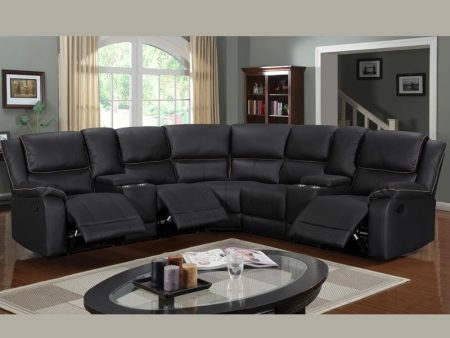 5 Seater Modular Manual Corner | 3 Recliners with 2 Cup Holder Consoles Online