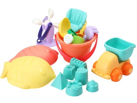 Keezi Kids Water Table Tool Kit Sand Truck Windmill Bucket Shovel Sandpit Toys on Sale